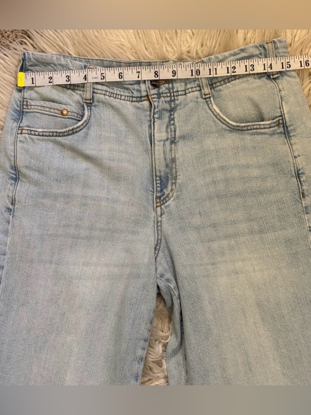 Anthropologie Pilcro The Adi Frayed Hem Jeans In Safie Size 28 - Picture 9 of 11